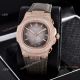 Japan Grade Patek Philippe Nautilus Chronograph Watches Rose Gold Diamond Case (5)_th.jpg